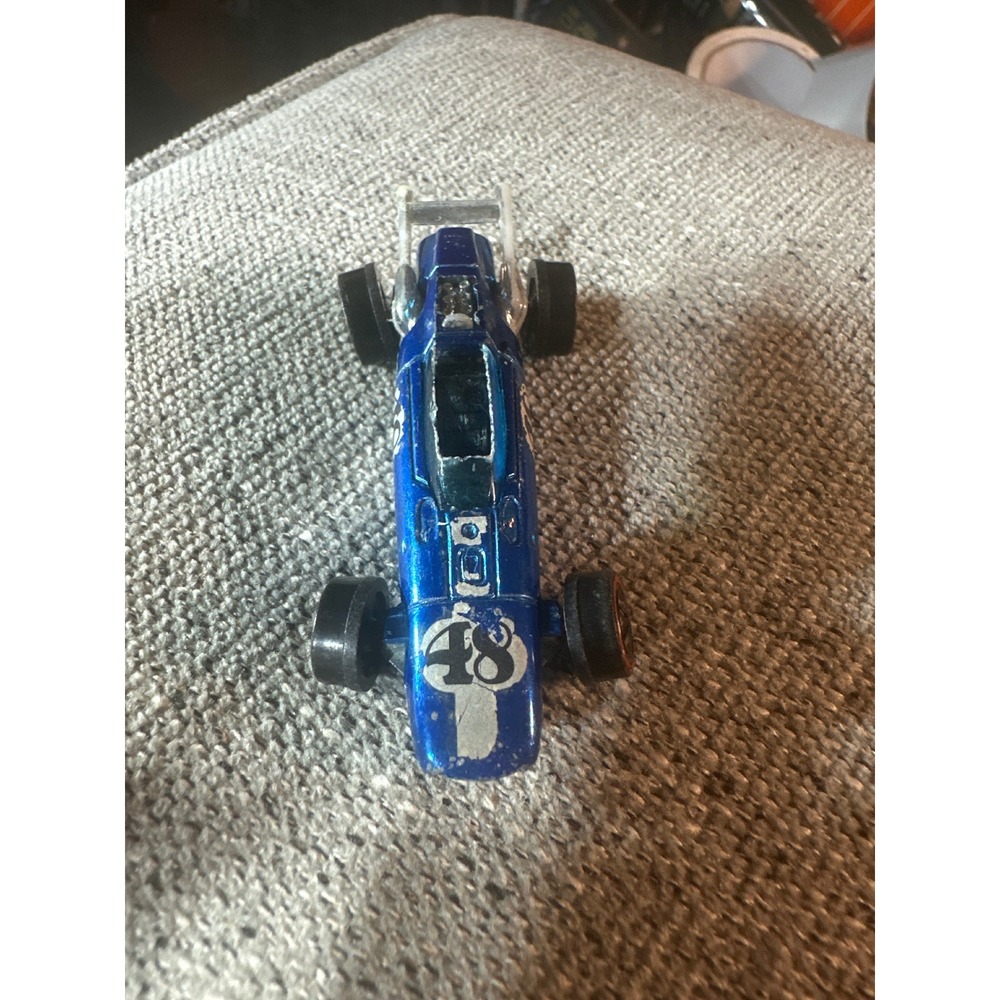 Hot Wheels Blue Race Car 48 Metal Diecast Toy Vintage Red‎ line vintage 1969